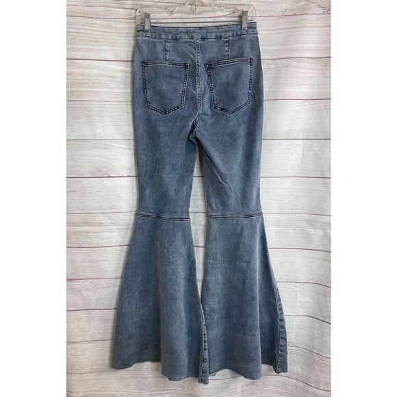 Free People Just Float Cloudy Indigo Jean Pants Size 27 - Picture 5 of 9